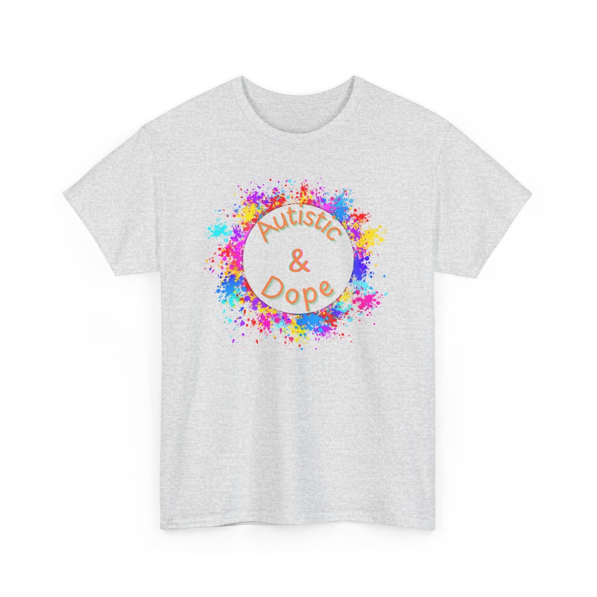 Autistic & Dope - Heavy Cotton Tee - Unisex