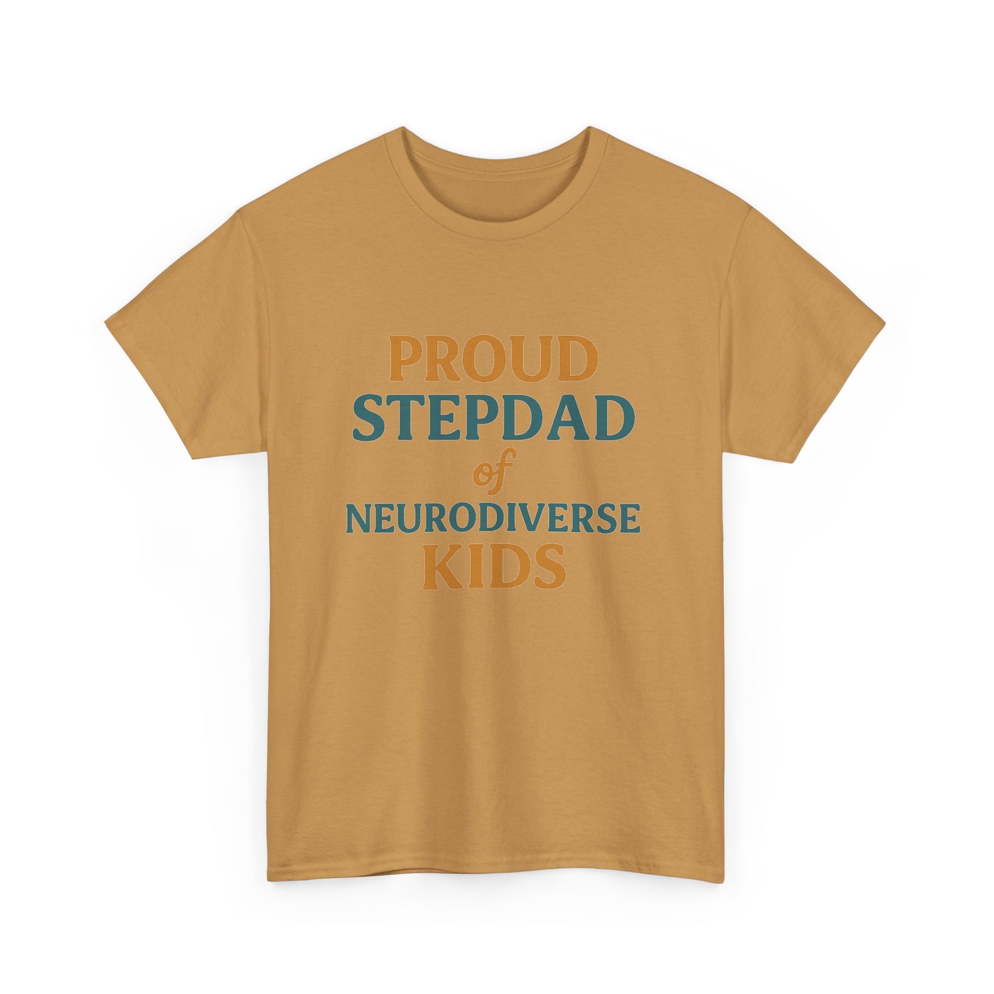 Proud Stepdad of Neurodiverse Kids - Heavy Cotton Tee - Unisex