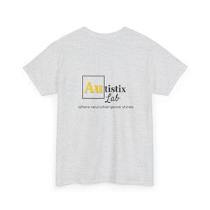 Autistic & Unapologetically Dope (Style 2) - Heavy Cotton Tee - Unisex