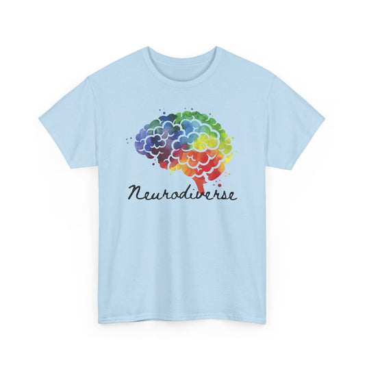 Neurodiverse (Style 1) - Heavy Cotton Tee - Unisex