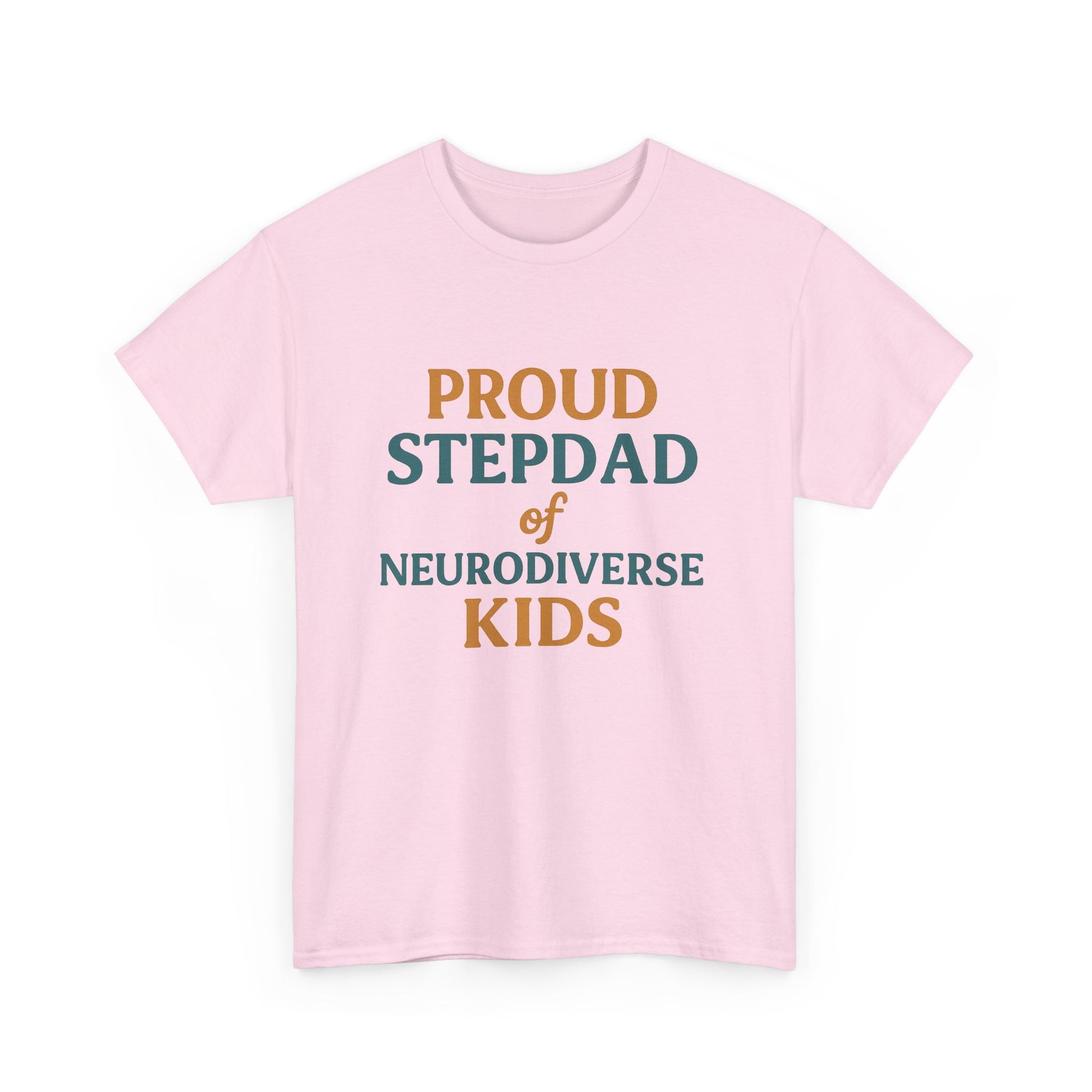 Proud Stepdad of Neurodiverse Kids - Heavy Cotton Tee - Unisex