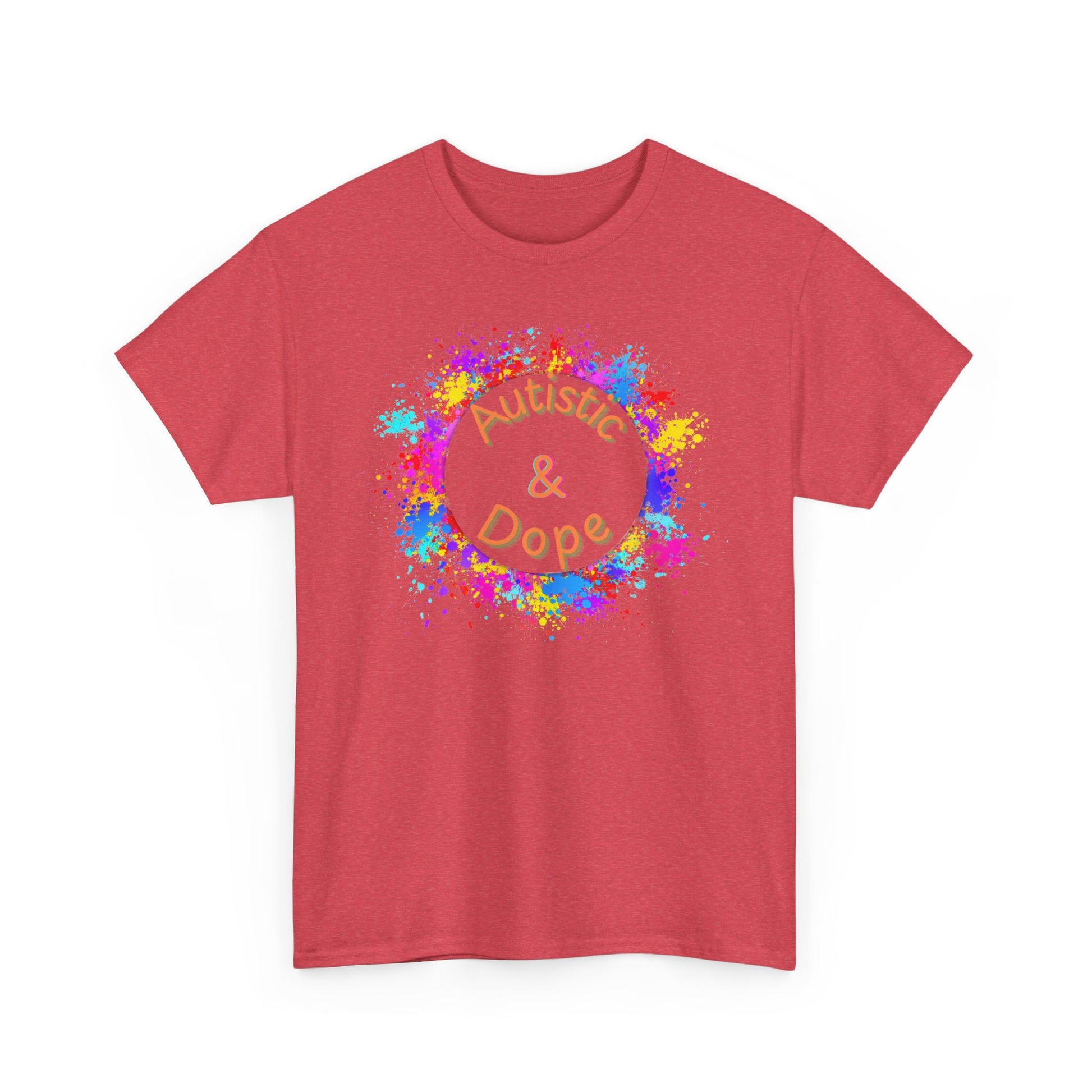 Autistic & Dope - Heavy Cotton Tee - Unisex