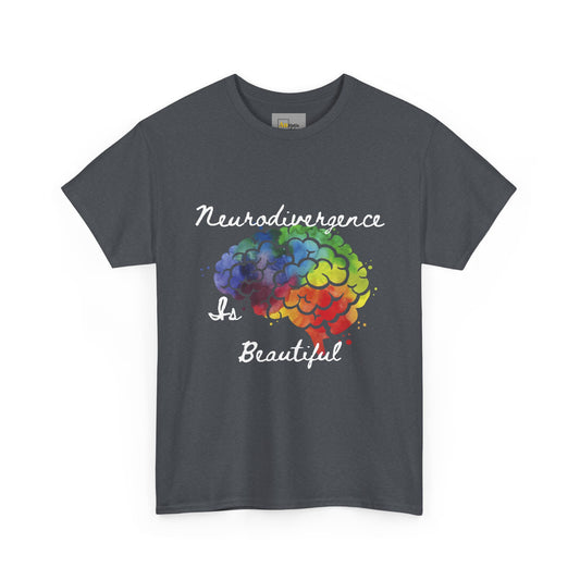 Neurodivergence is Beautiful - Heavy Cotton Tee - Unisex