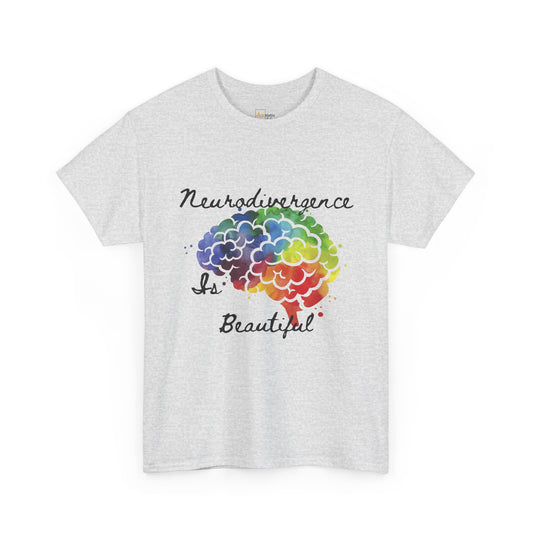Neurodivergence is Beautiful - Heavy Cotton Tee - Unisex