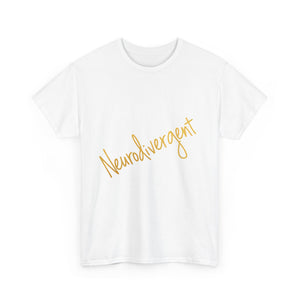 Neurodivergent (style 3) - Heavy Cotton Tee - Unisex