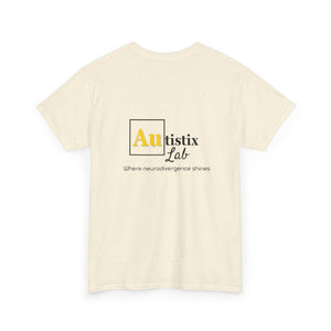 Autistic & Unapologetically Dope (Style 2) - Heavy Cotton Tee - Unisex