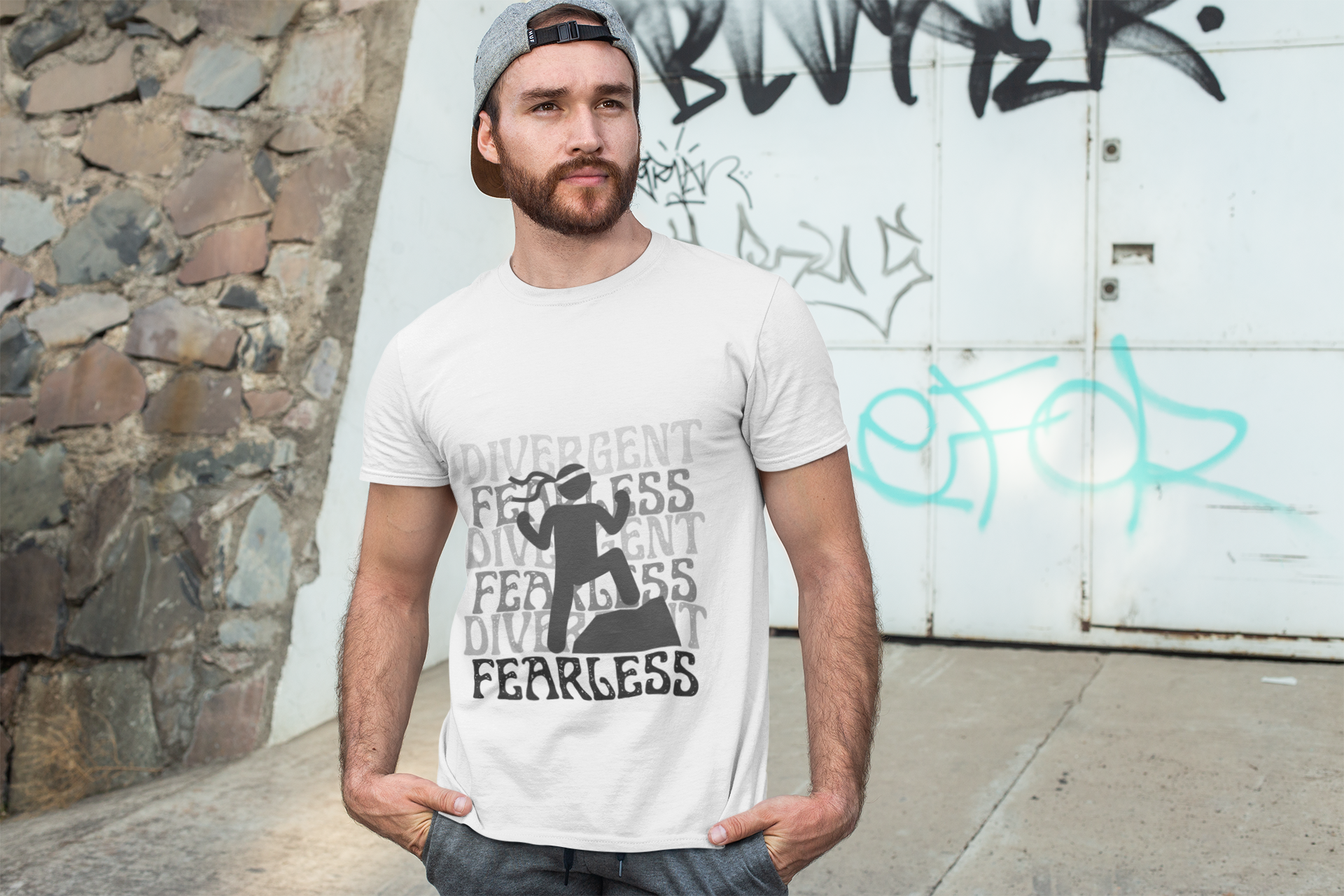 Divergent/Fearless - Heavy Cotton Tee - Unisex