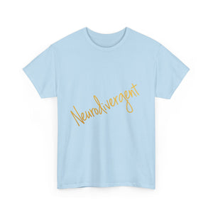 Neurodivergent (style 3) - Heavy Cotton Tee - Unisex