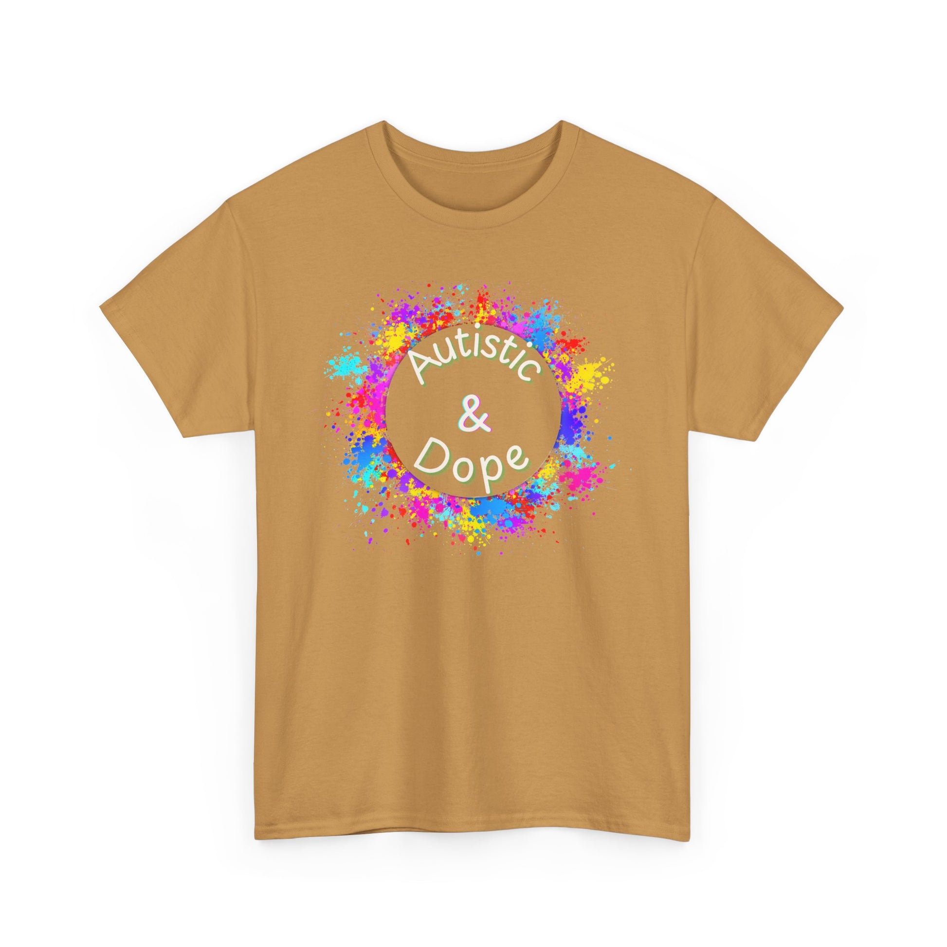 Autistic & Dope - Heavy Cotton Tee - Unisex