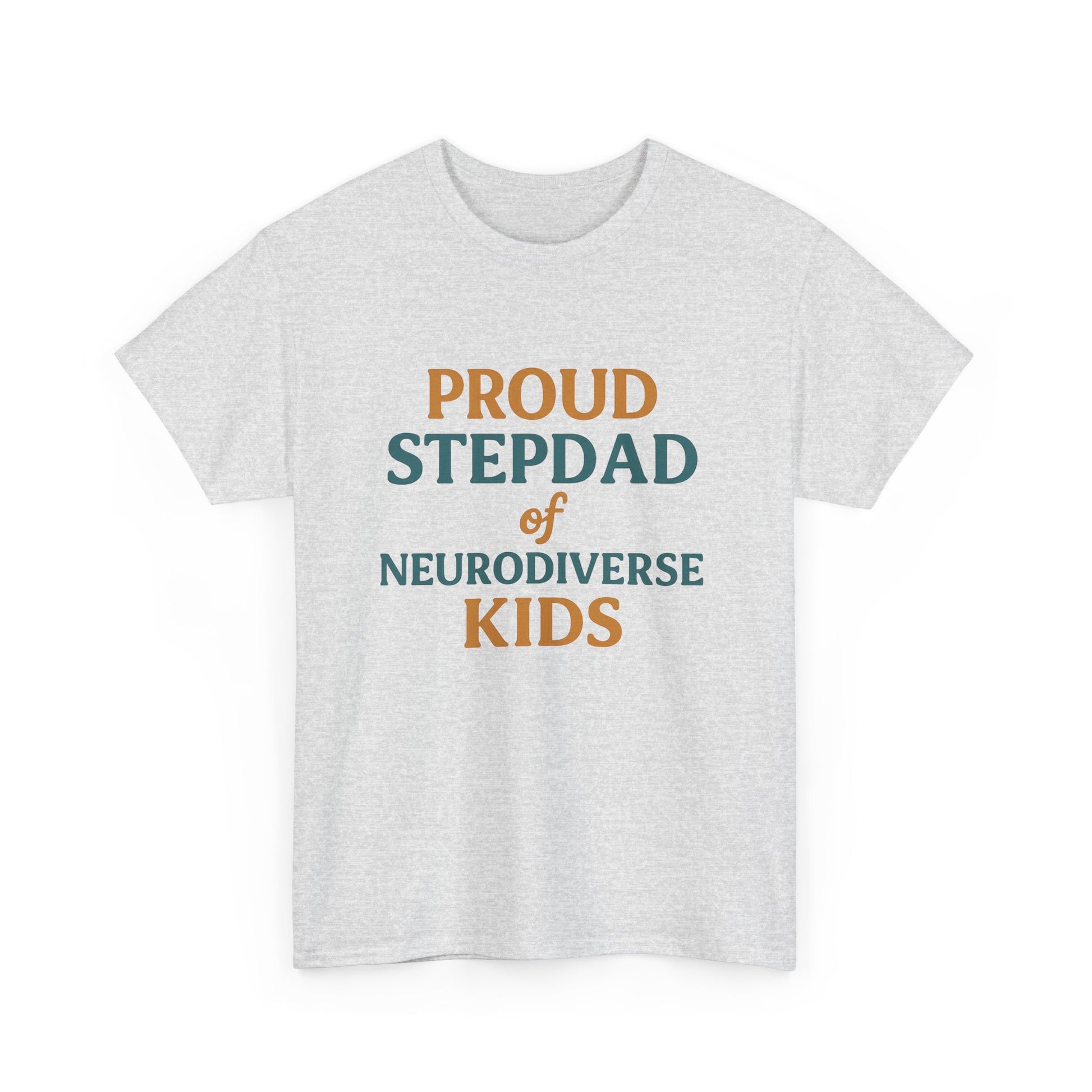 Proud Stepdad of Neurodiverse Kids - Heavy Cotton Tee - Unisex
