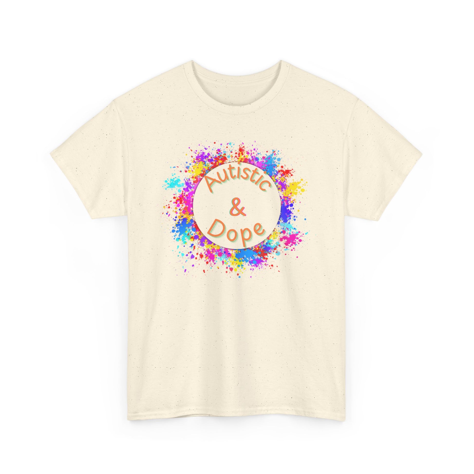 Autistic & Dope - Heavy Cotton Tee - Unisex