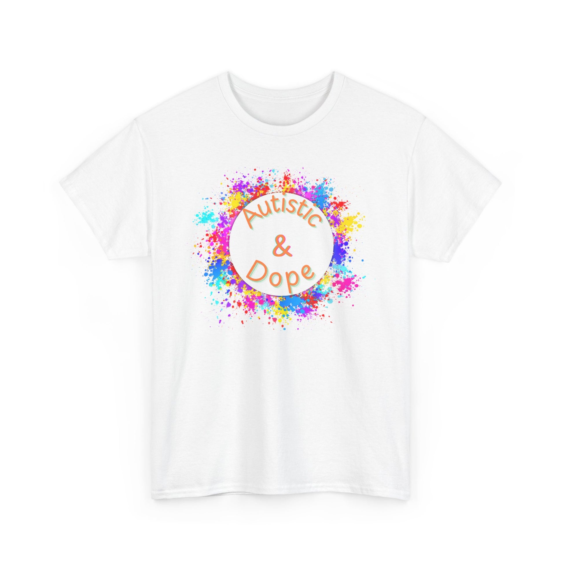 Autistic & Dope - Heavy Cotton Tee - Unisex