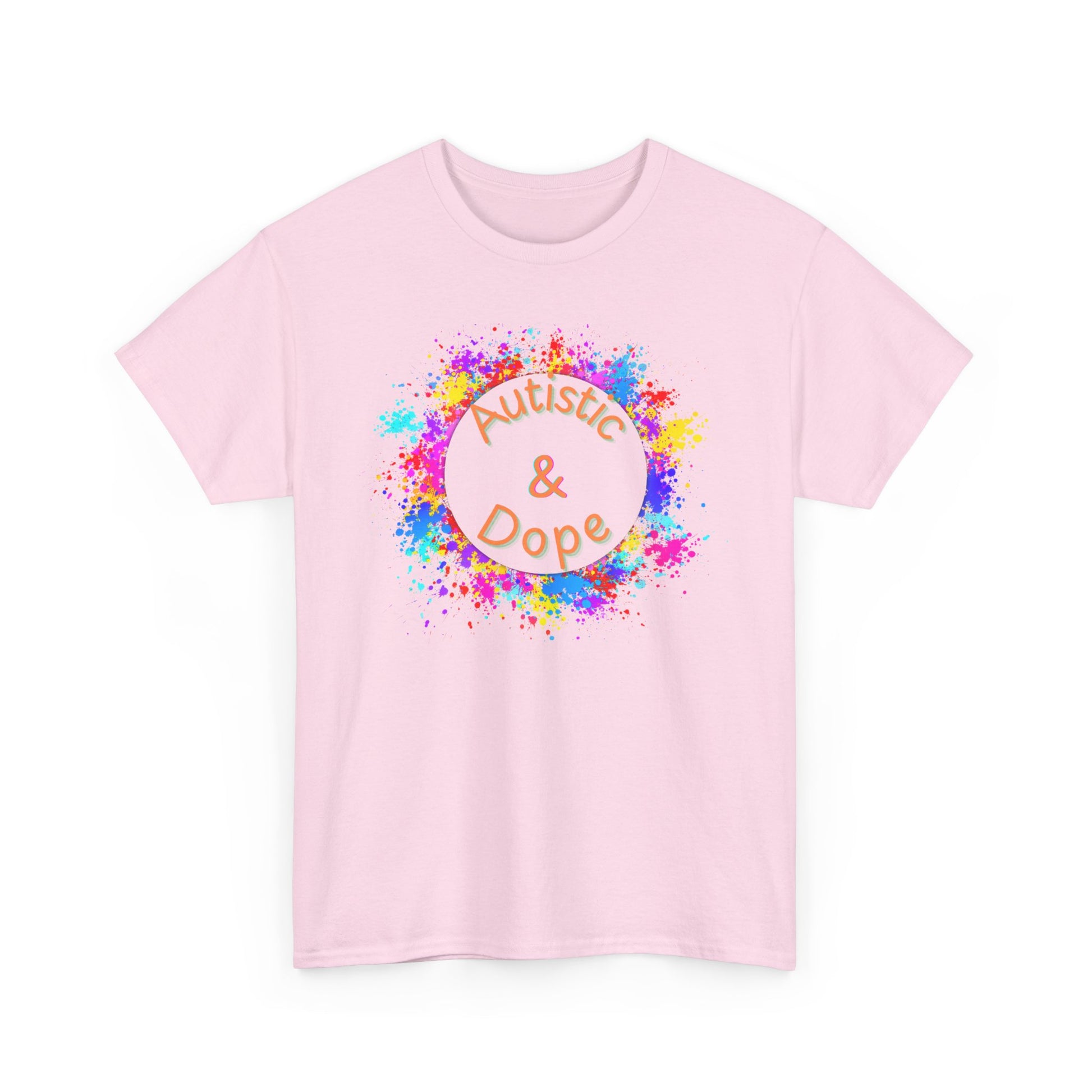 Autistic & Dope - Heavy Cotton Tee - Unisex