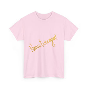 Neurodivergent (style 3) - Heavy Cotton Tee - Unisex