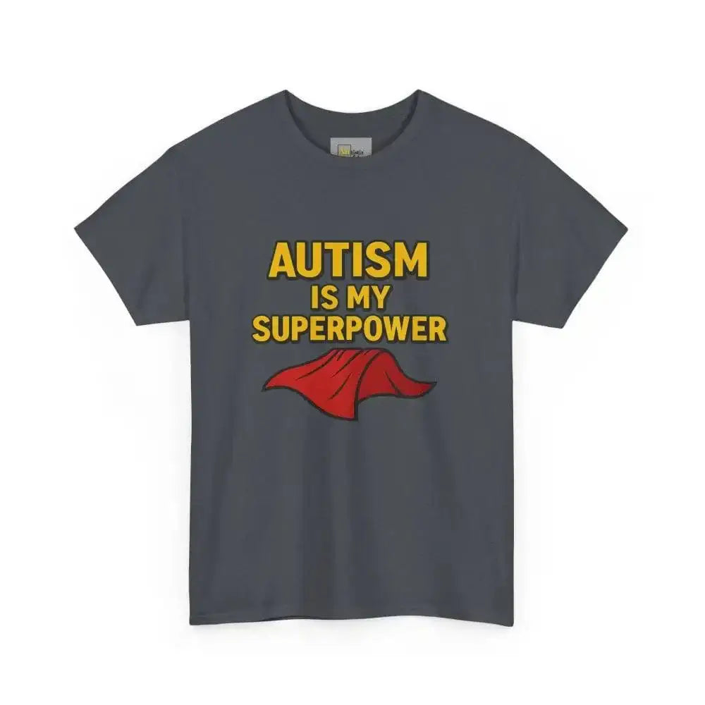 Autism is My Superpower - Heavy Cotton Tee - Unisex - Tweed / S - T-Shirt