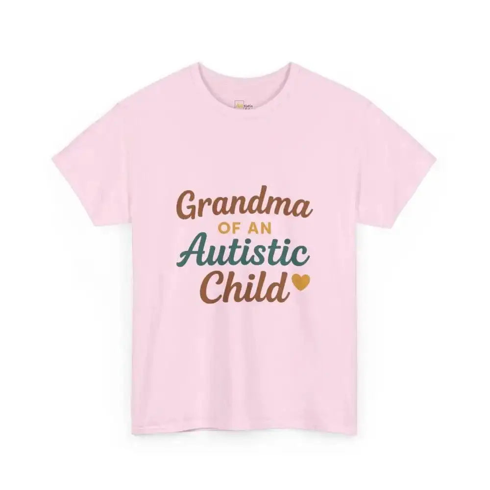 Grandma of an Autistic Child - Heavy Cotton Tee - Unisex - Light Pink / S - T-Shirt