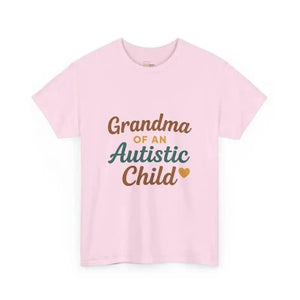 Grandma of an Autistic Child - Heavy Cotton Tee - Unisex - Light Pink / S - T-Shirt