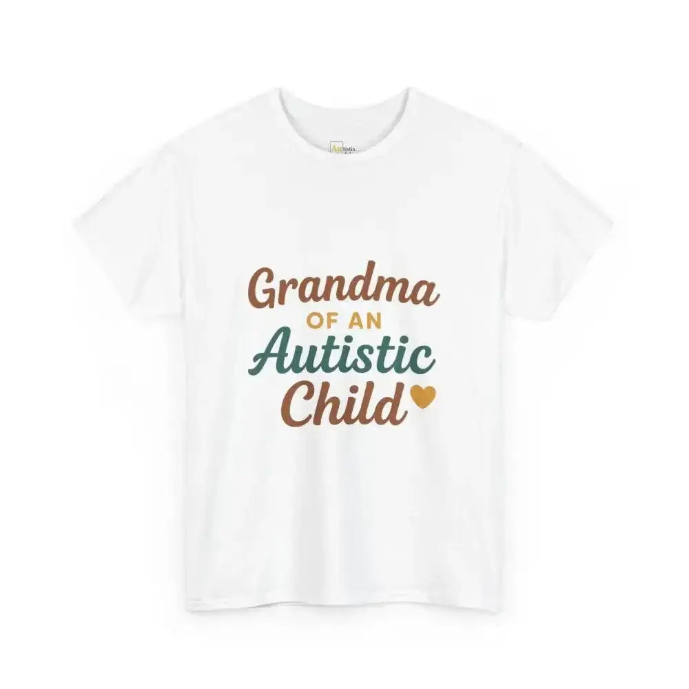 Grandma of an Autistic Child - Heavy Cotton Tee - Unisex - White / S - T-Shirt
