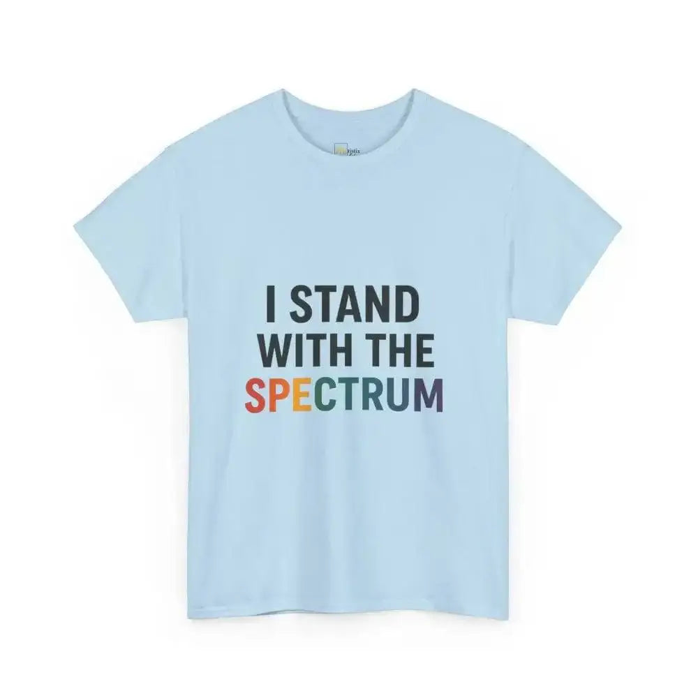 I Stand with the Spectrum - Heavy Cotton Tee - Unisex - Light Blue / S - T-Shirt