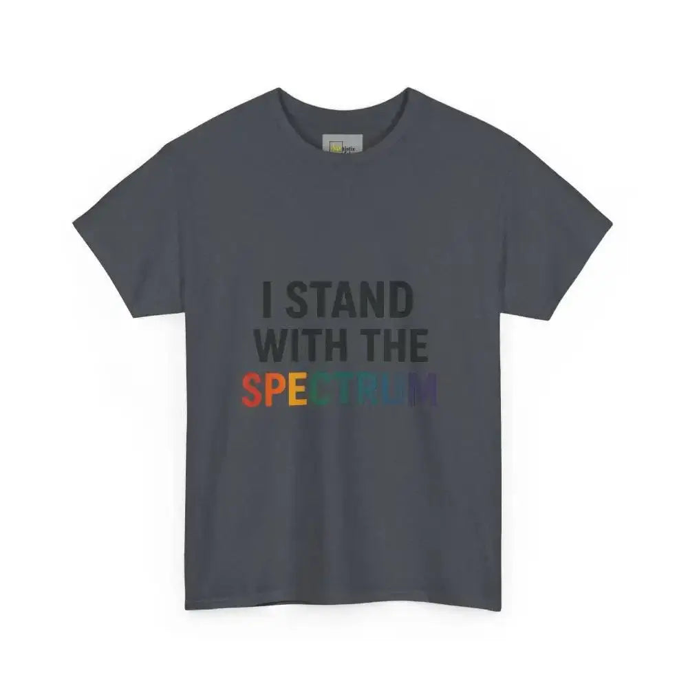 I Stand with the Spectrum - Heavy Cotton Tee - Unisex - Tweed / S - T-Shirt