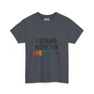 I Stand with the Spectrum - Heavy Cotton Tee - Unisex - Tweed / S - T-Shirt