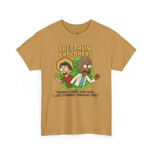 Spectrum Explorers - Heavy Cotton Tee - Unisex - Old Gold / S - T-Shirt