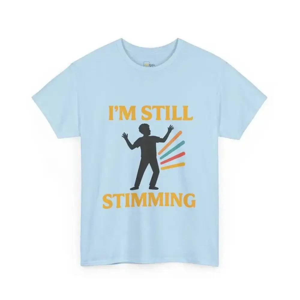 Still Stimming - Heavy Cotton Tee - Unisex - Light Blue / S - T-Shirt