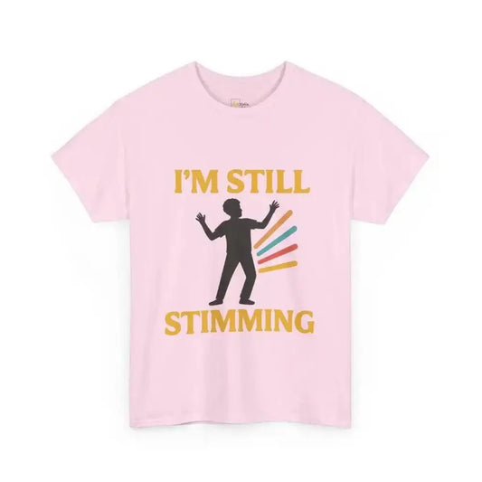 Still Stimming - Heavy Cotton Tee - Unisex - Light Pink / S - T-Shirt